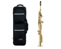 - Chateau CAS-21 Straight Bb Soprano Saxophone Lacquer